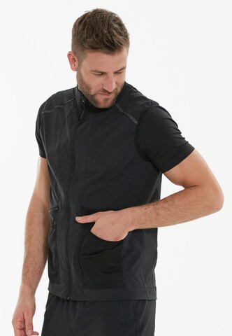 ENDURANCE Sports Vest in Black: front