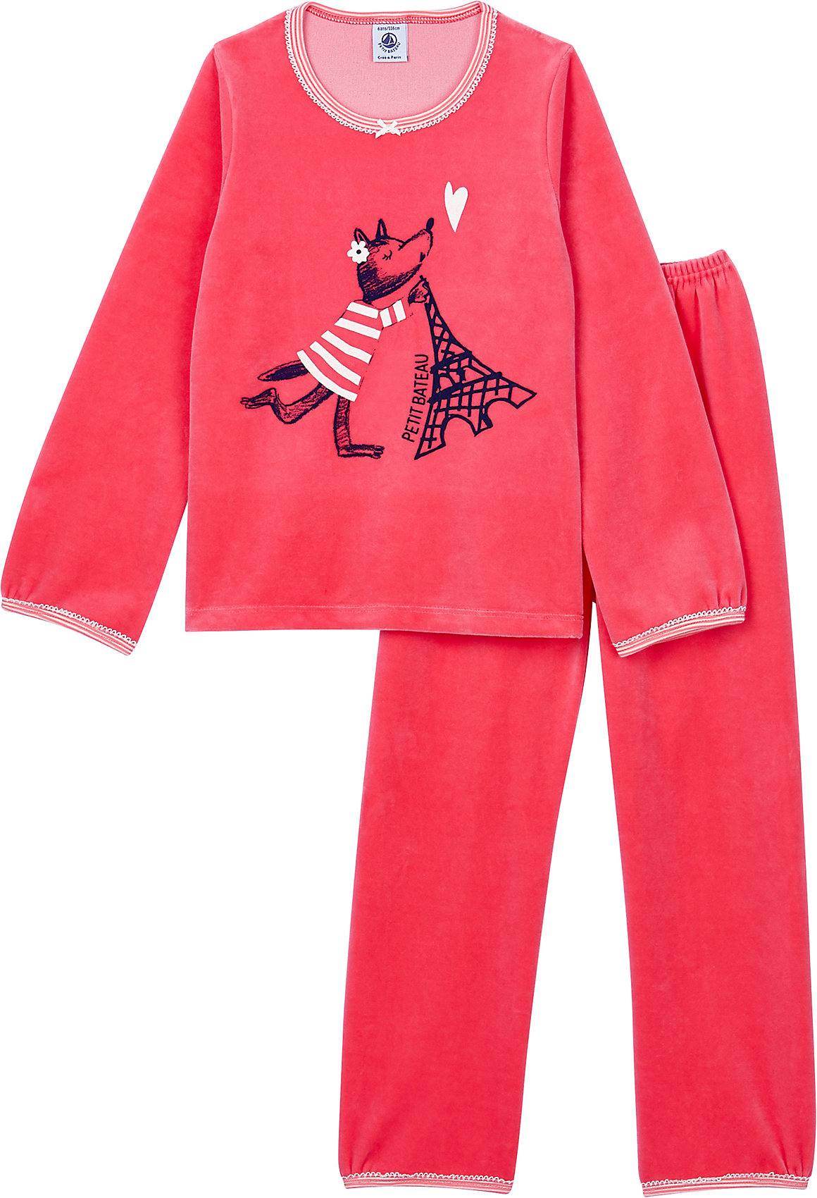 PETIT BATEAU Schlafanzug in Rot 