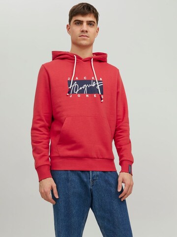 JACK & JONES Sweatshirt in Red: front