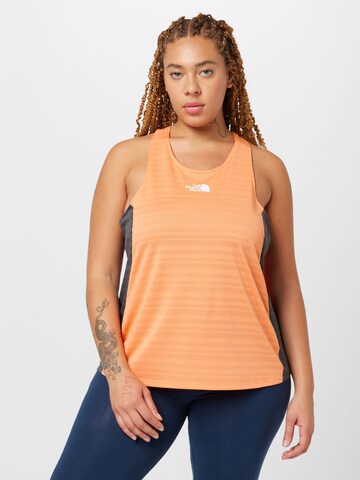 THE NORTH FACE Sporttop in Oranje: voorkant