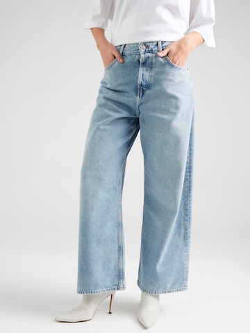 Wide leg Jeans de la TOMMY HILFIGER pe albastru: față