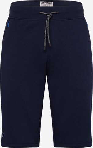 CAMP DAVID Regular Pants in Blue: front