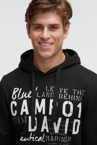 CAMP DAVID Sweatshirt in Black