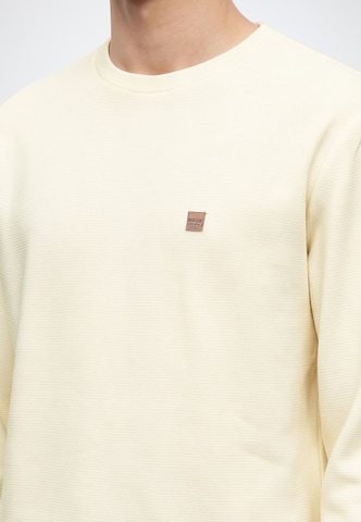 INDICODE JEANS Sweatshirt 'Zarside' in White: front