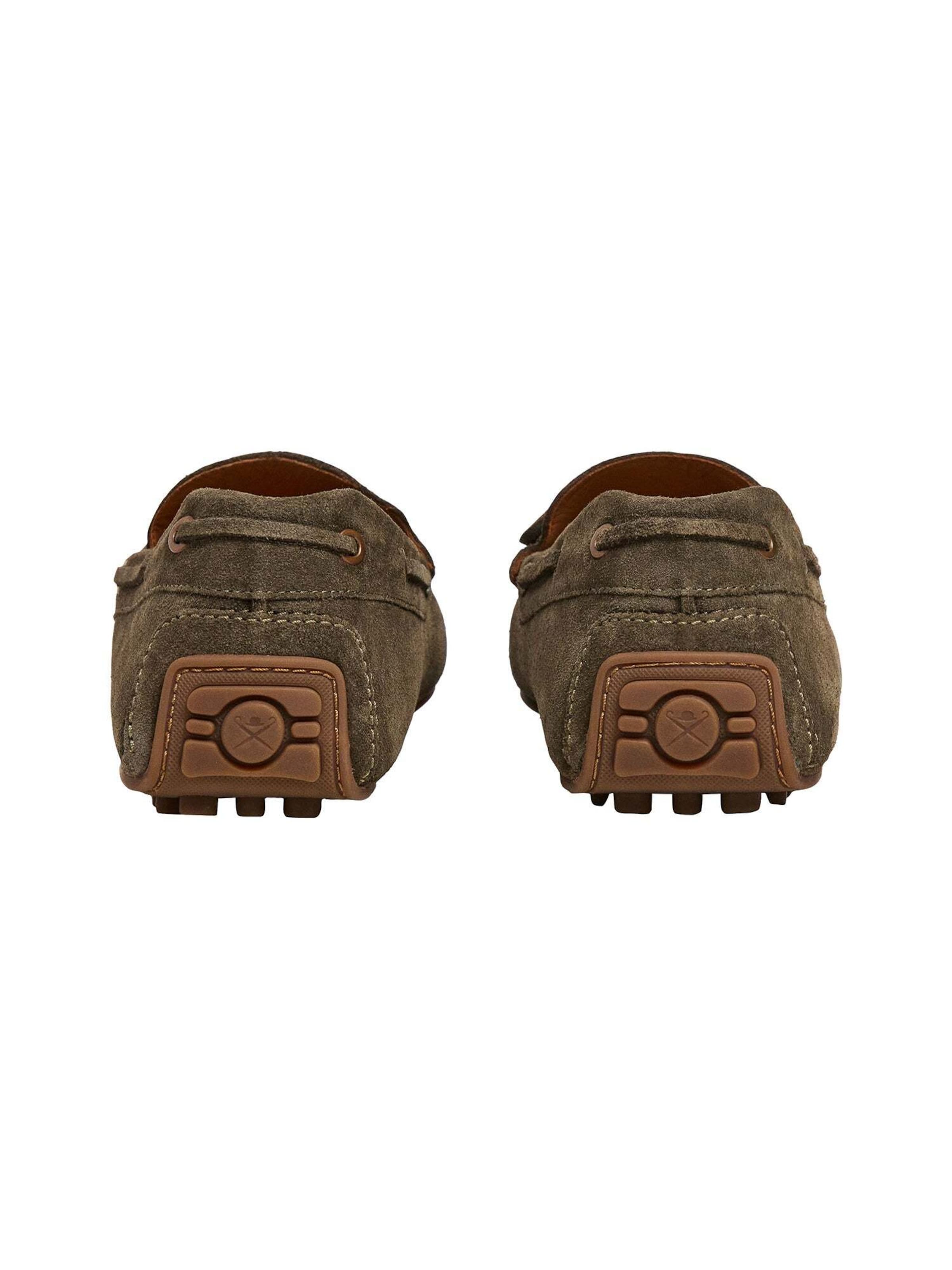 Mocassin 'Driver' Hackett London en vert