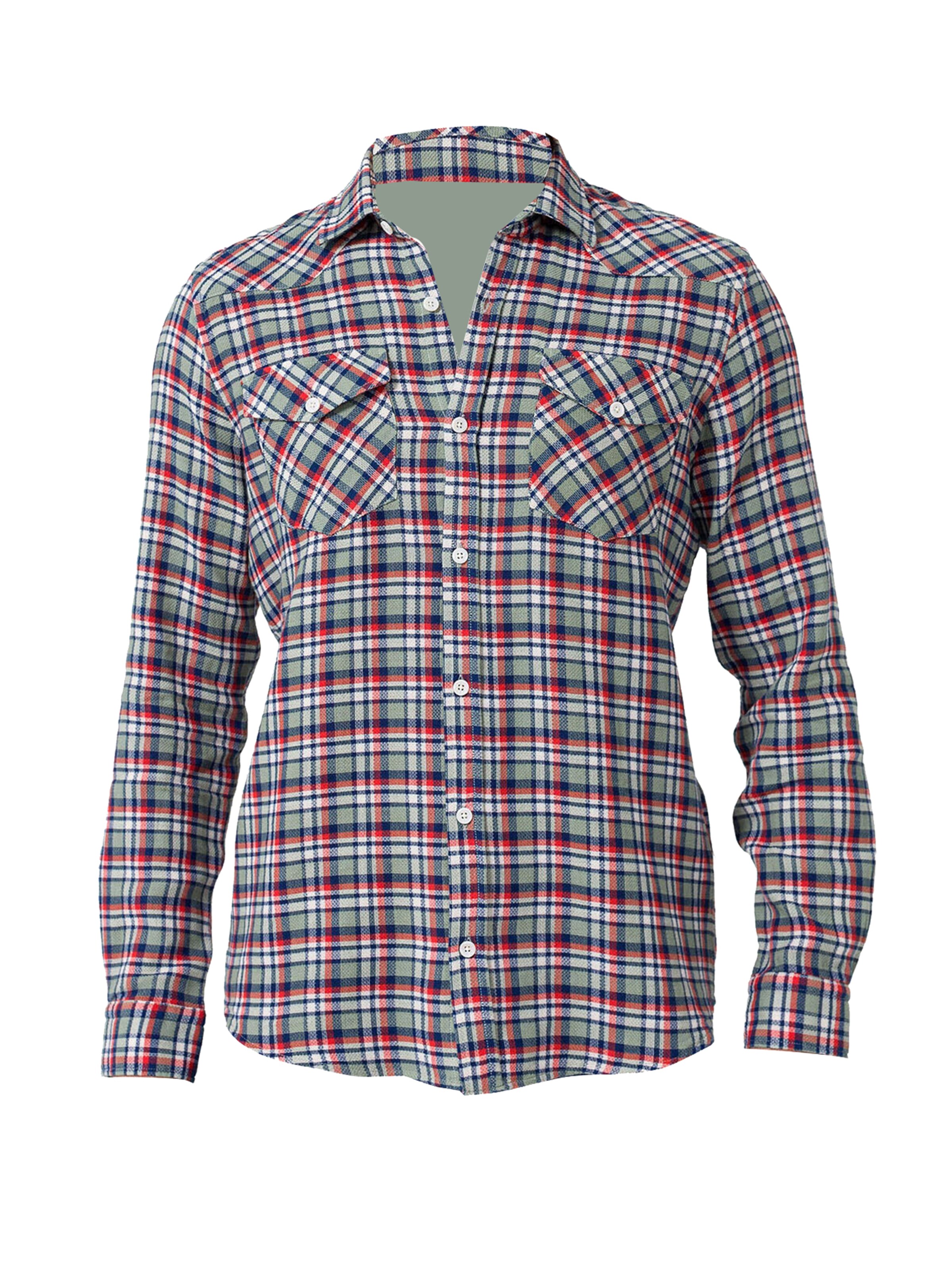 By Diess Collection Klasický střih Košile – zelená: přední strana