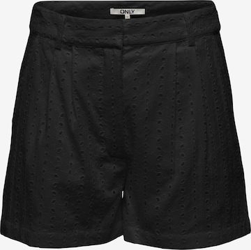 ONLY Kalhoty se sklady v pase 'Juni' – černá: přední strana