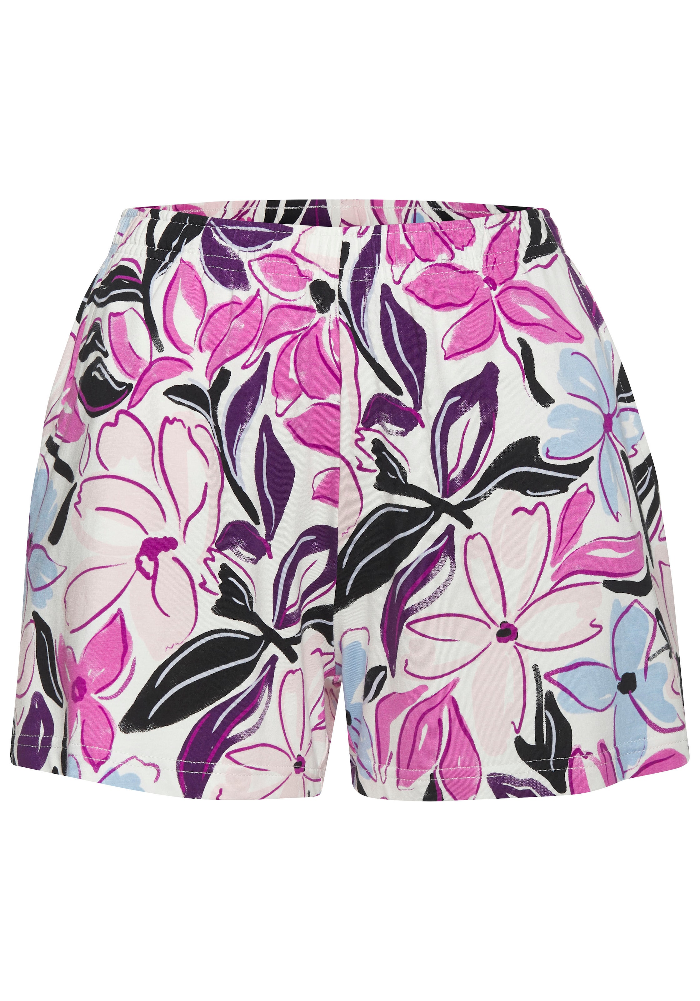 LASCANA Шорты в Ярко-розовый