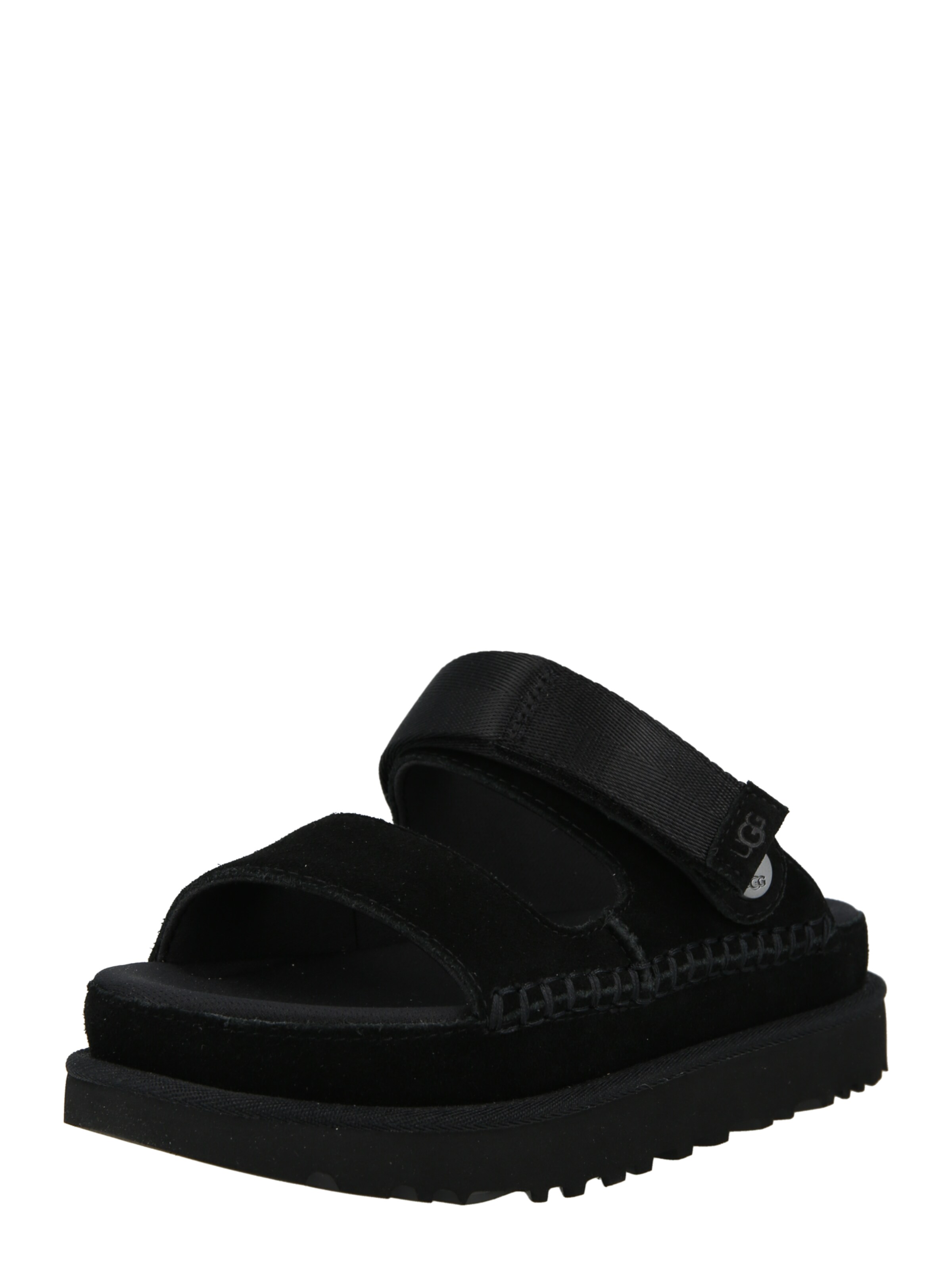 UGG Mule 'Goldenstar Glide' in Black: front
