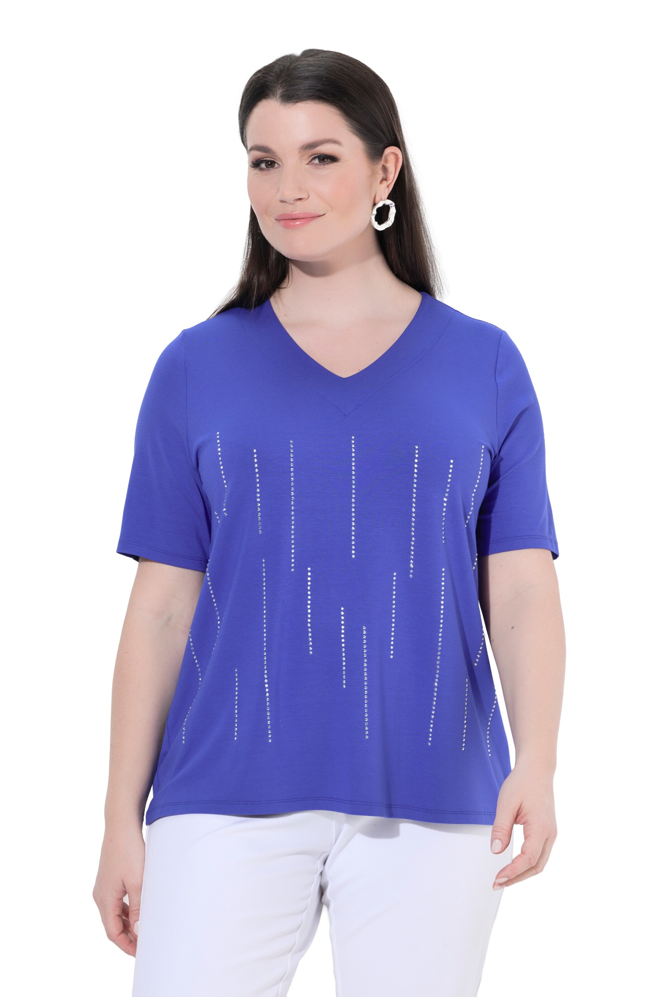 Ulla Popken Shirt in Blau: Vorderseite