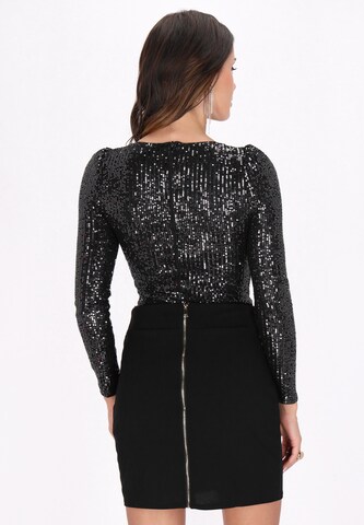 faina Bodysuit in Black