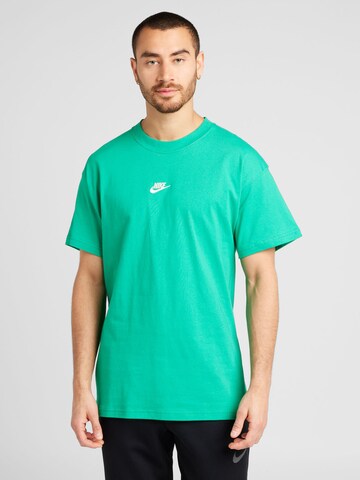 Nike Sportswear Shirt 'CLUB' in Groen: voorkant