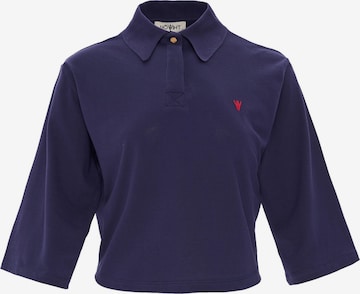 NOWIHT Shirt 'Isabeau' in Blau: Vorderseite