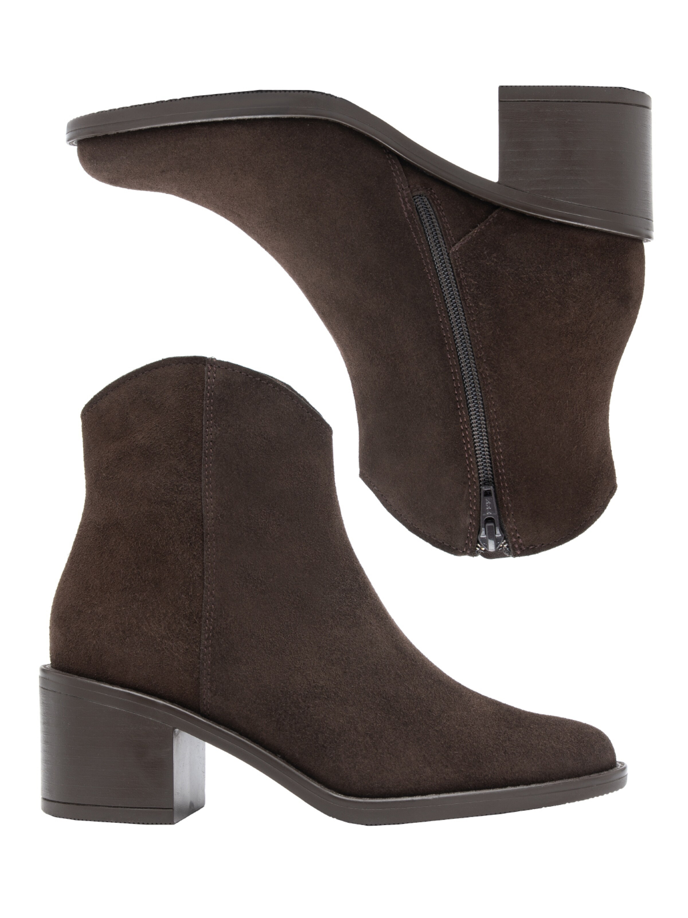 RYŁKO Ankle Boots in Braun