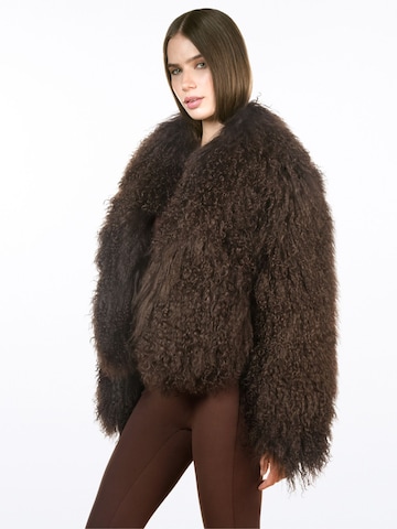 WeLoveFurs Winterjacke 'Braune Lammfelljacke CHLOÈ'‌ in Braun