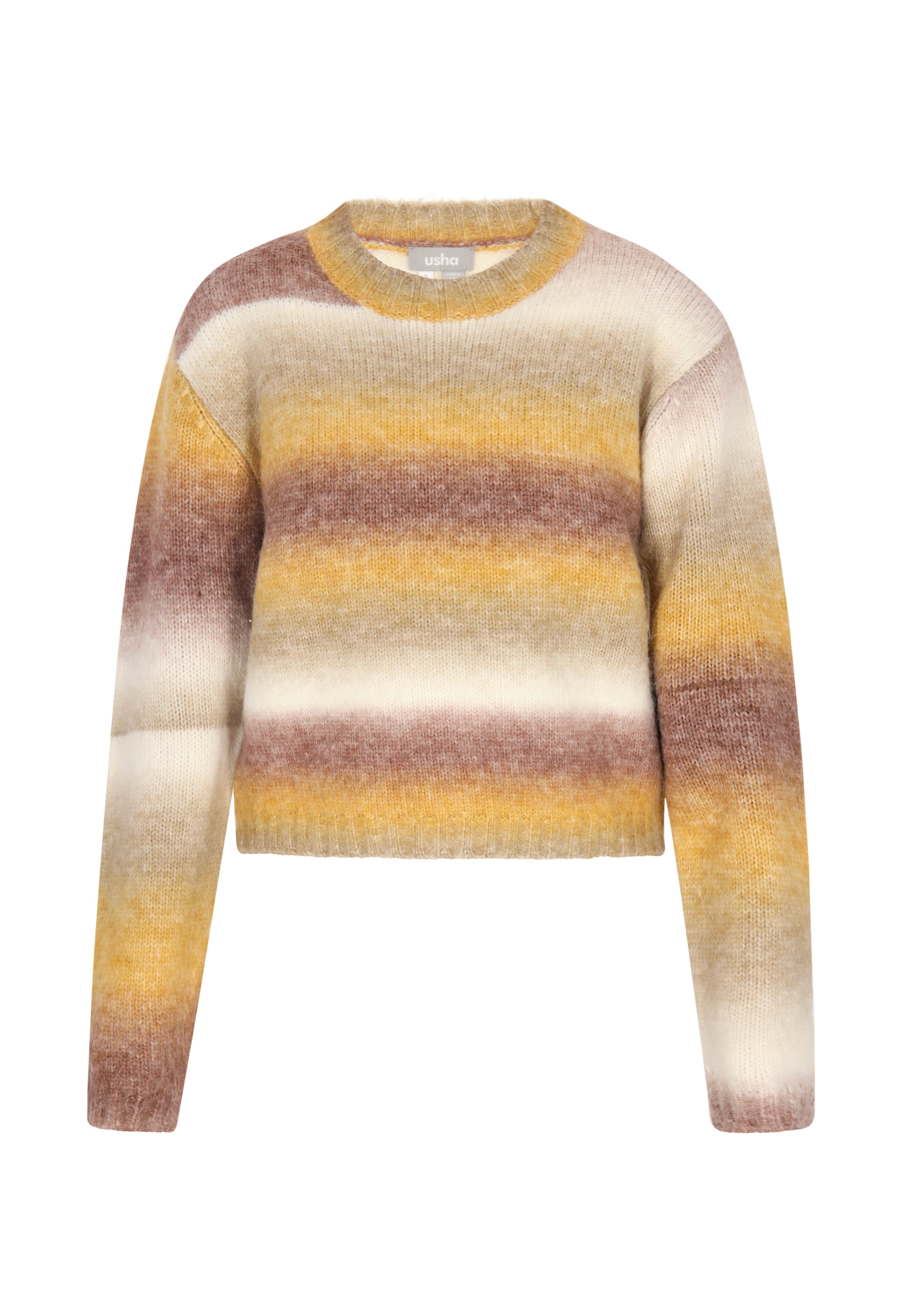 Usha - Pullover em castanho: frente