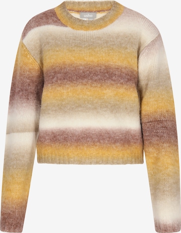 Pull-over Usha en marron : devant