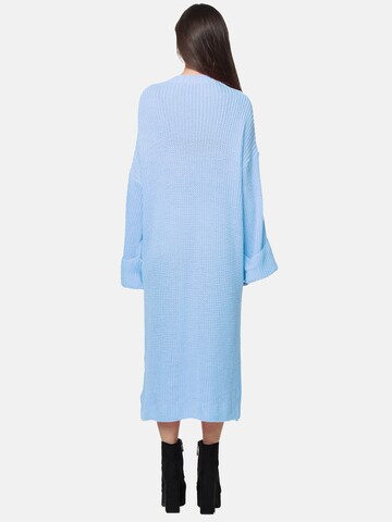 Elara Strikkjole i blå