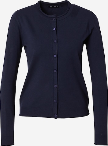 Cardigan Sisley en bleu : devant
