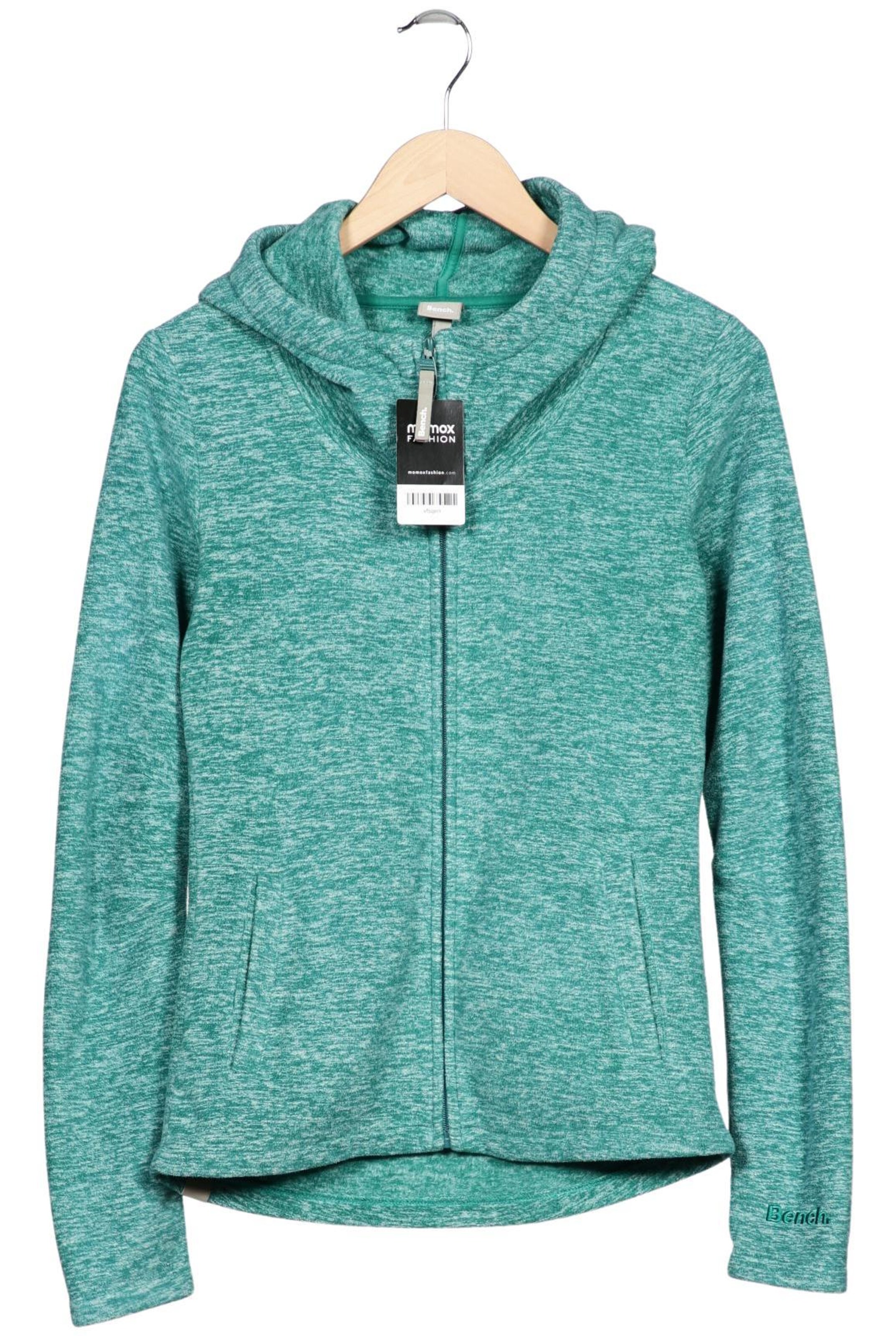 BENCH Sweatshirt & Zip-Up Hoodie in S in Green: front
