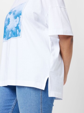 T-shirt Esprit Curves en blanc