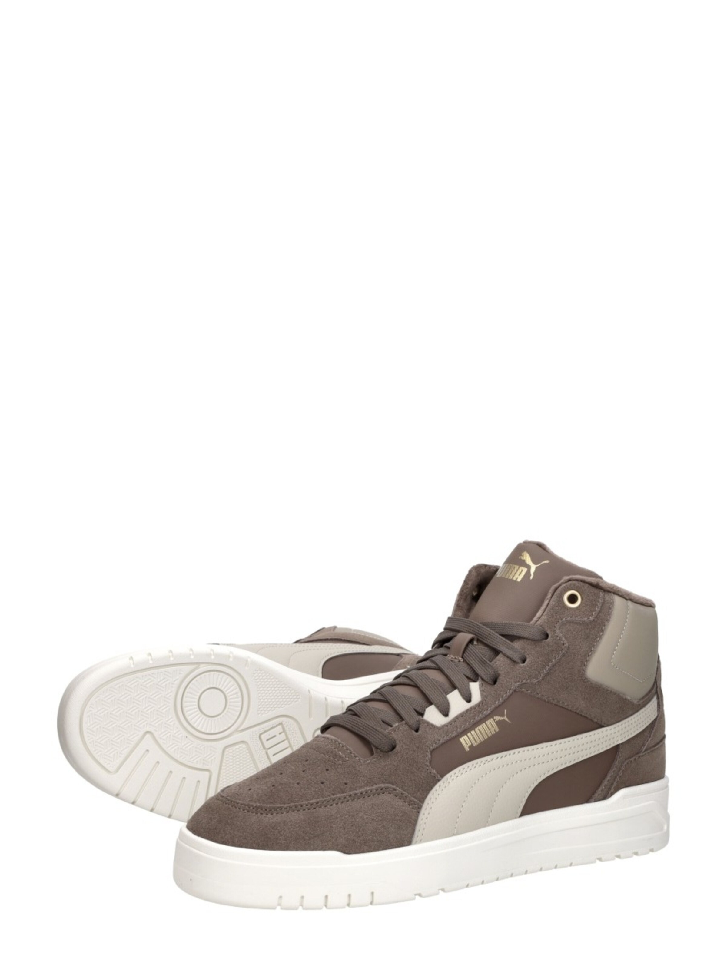 PUMA Sneakers hoog 'Shuffle Downtown' in Bruin