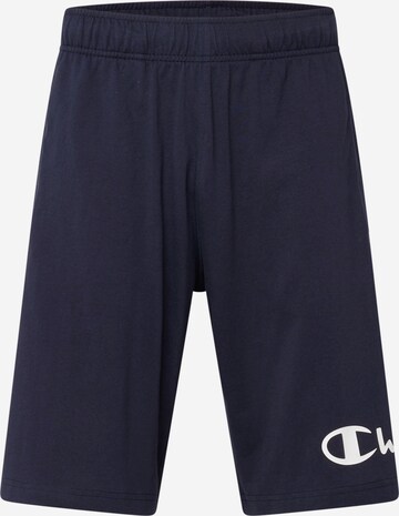 Champion Authentic Athletic Apparel Regular Broek in Blauw: voorkant