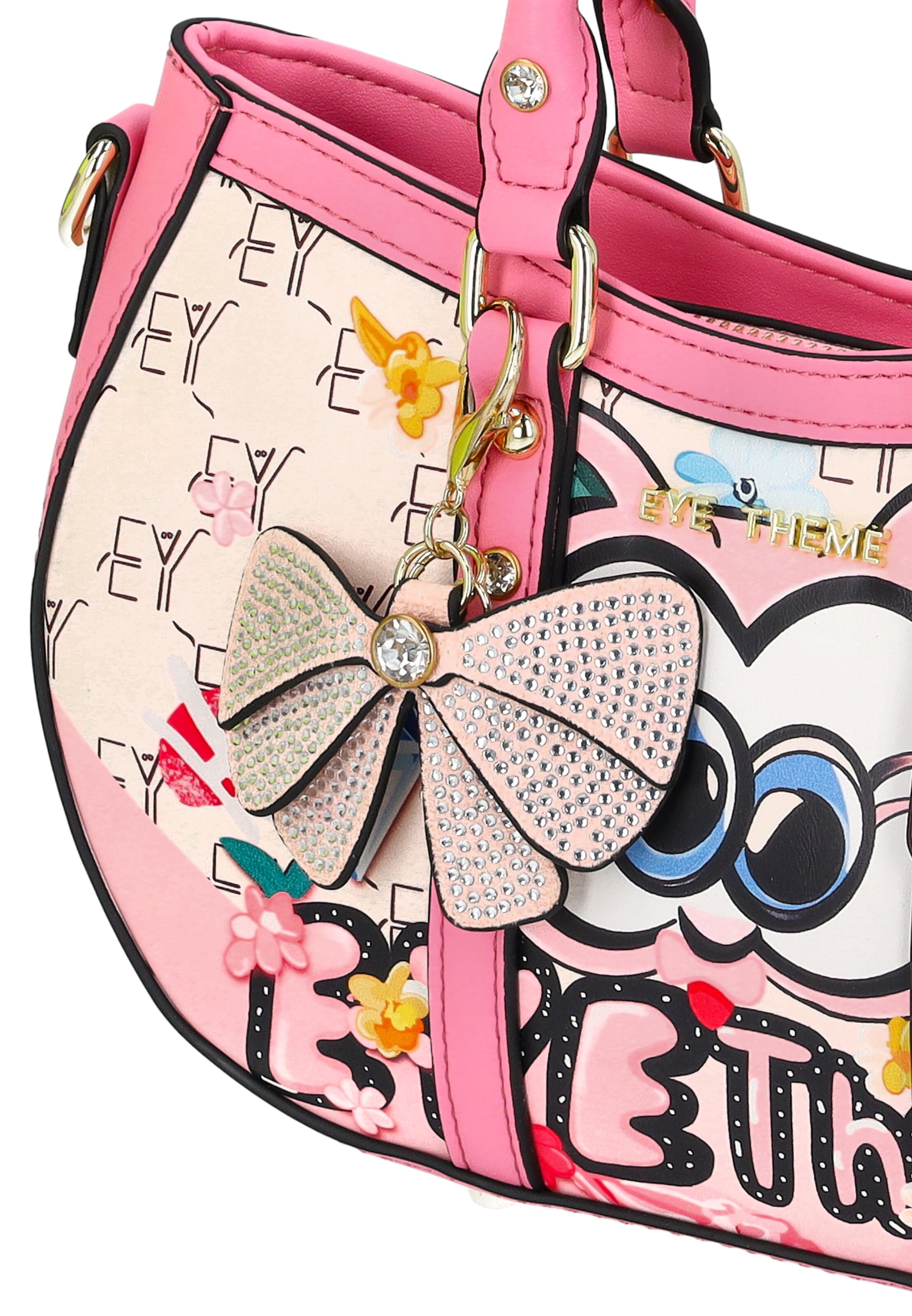 MYMO - Bolso de mano 'POP EYETHEME' en rosa
