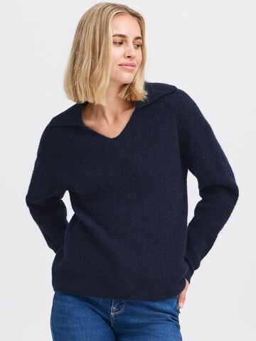 Pullover 'Astra' di PULZ Jeans in blu: frontale