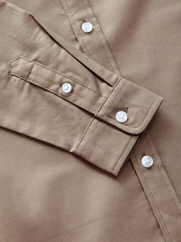 Next Regular fit Button up shirt in Grey