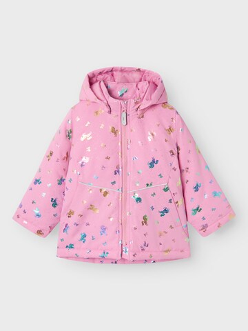NAME IT Övergångsjacka 'NMFMaxi' i rosa: framsida