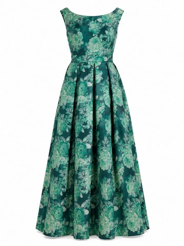 GRAZIA STORE - Vestido de noche en verde: frente