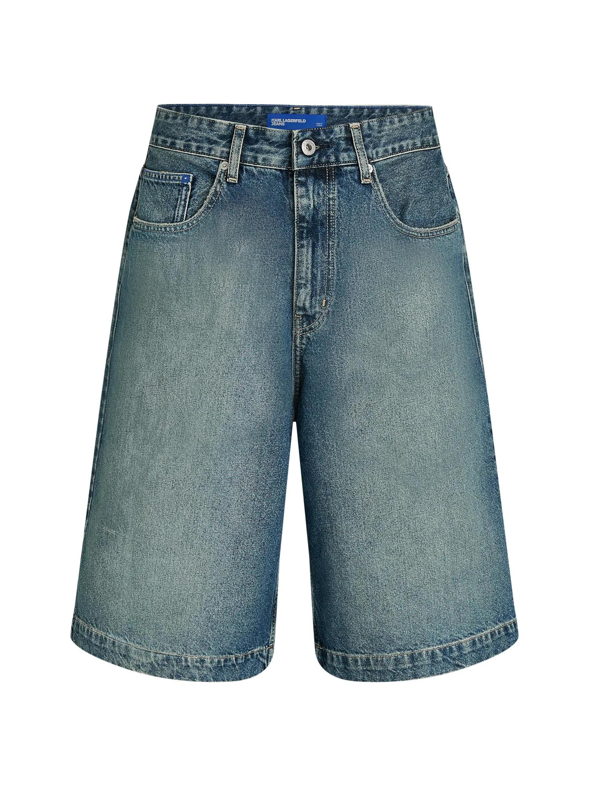 KARL LAGERFELD JEANS Bő szár Farmer - kék: elől