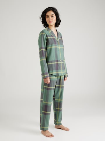 TRIUMPH Pajama 'Boyfriend' in Green: front