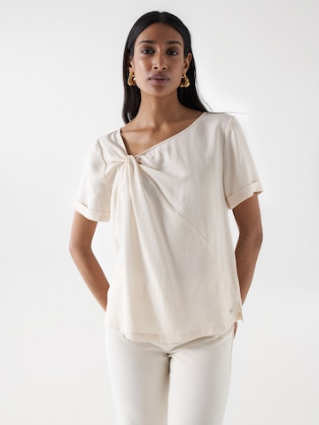 Salsa Jeans Blouse in White: front