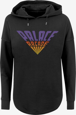 F4NT4STIC Sweatshirt 'Stranger Things Palace Arcade Netflix TV Series' in Black: front