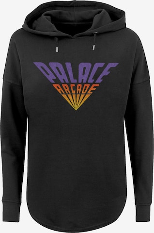 F4NT4STIC Sweatshirt 'Stranger Things Palace Arcade Netflix TV Series' in Zwart: voorkant