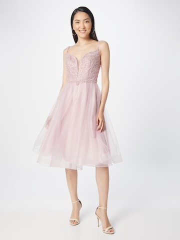 Laona Koktejlové šaty – pink: přední strana