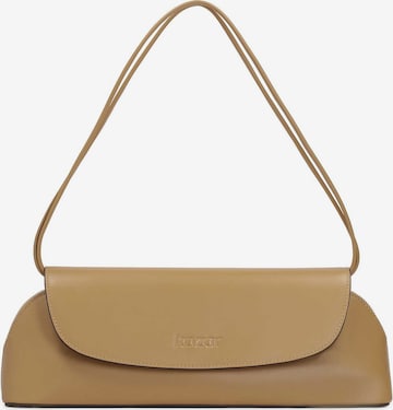 Kazar Clutch in Brown: front