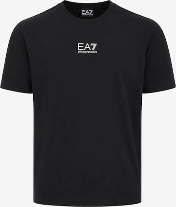 EA7 Emporio Armani - Camiseta en negro: frente
