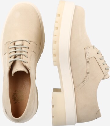 Apple of Eden Lace-Up Shoes 'France' in Beige