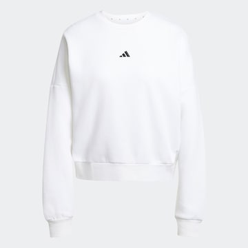 Sweat de sport ADIDAS SPORTSWEAR en blanc : devant