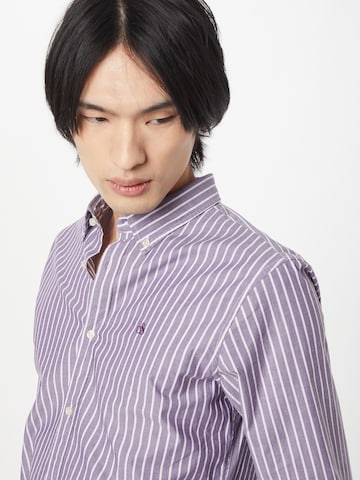 purpurinė SCOTCH & SODA Standartinis modelis Marškiniai 'Essential'