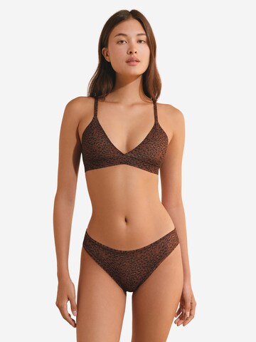 ETAM Triangel BH 'Pure Soft' in Braun: Vorderseite