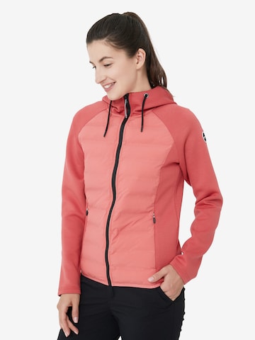 ICEPEAK Sports sweat jacket 'Ashburn' in Pink: front