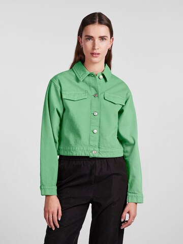 PIECES Between-season jacket 'Tessie' in Green: front