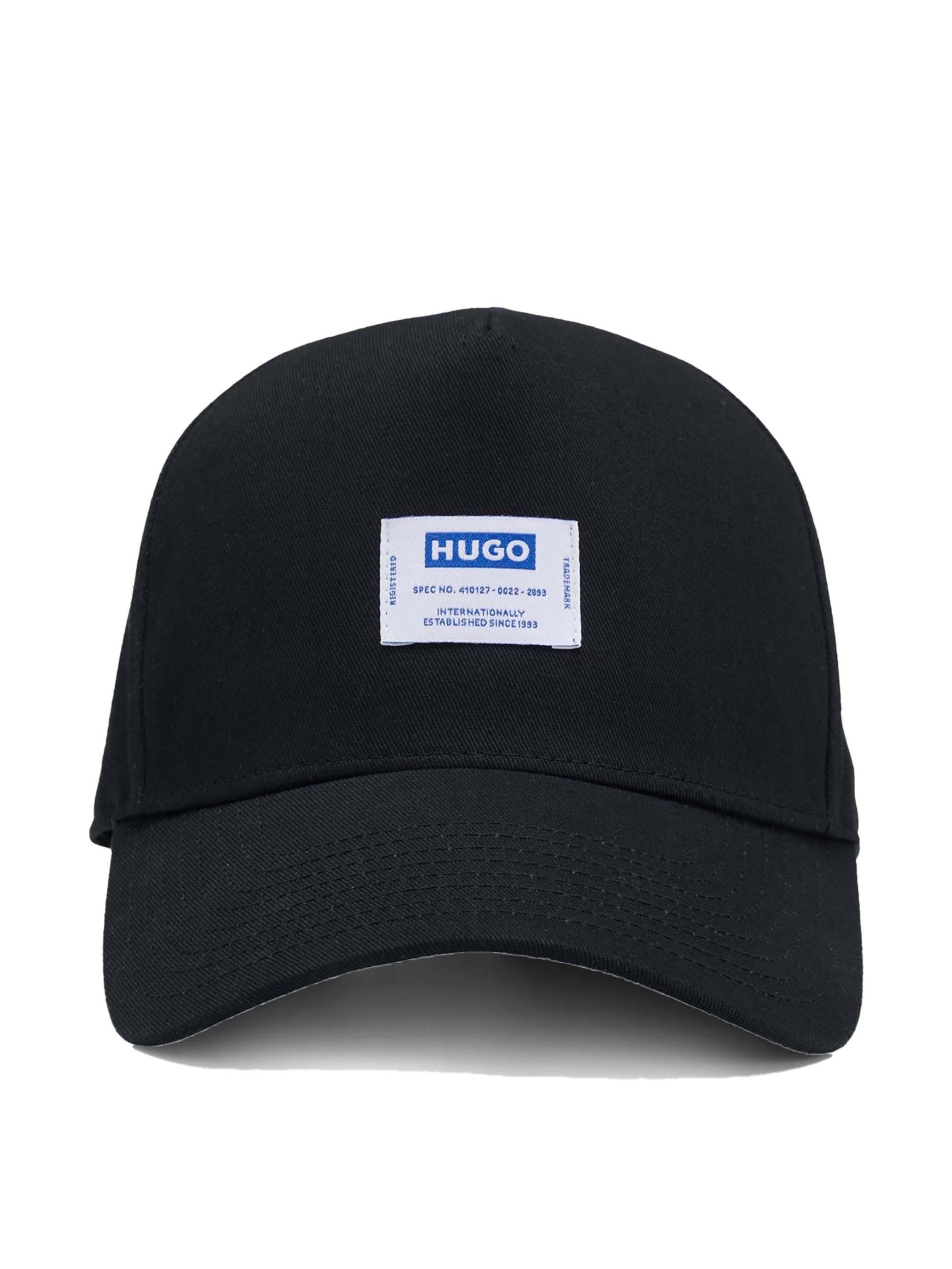 Casquette HUGO en noir : devant
