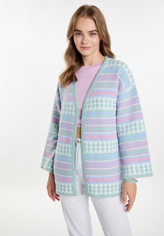 IZIA Strickjacke in Blau: Vorderseite