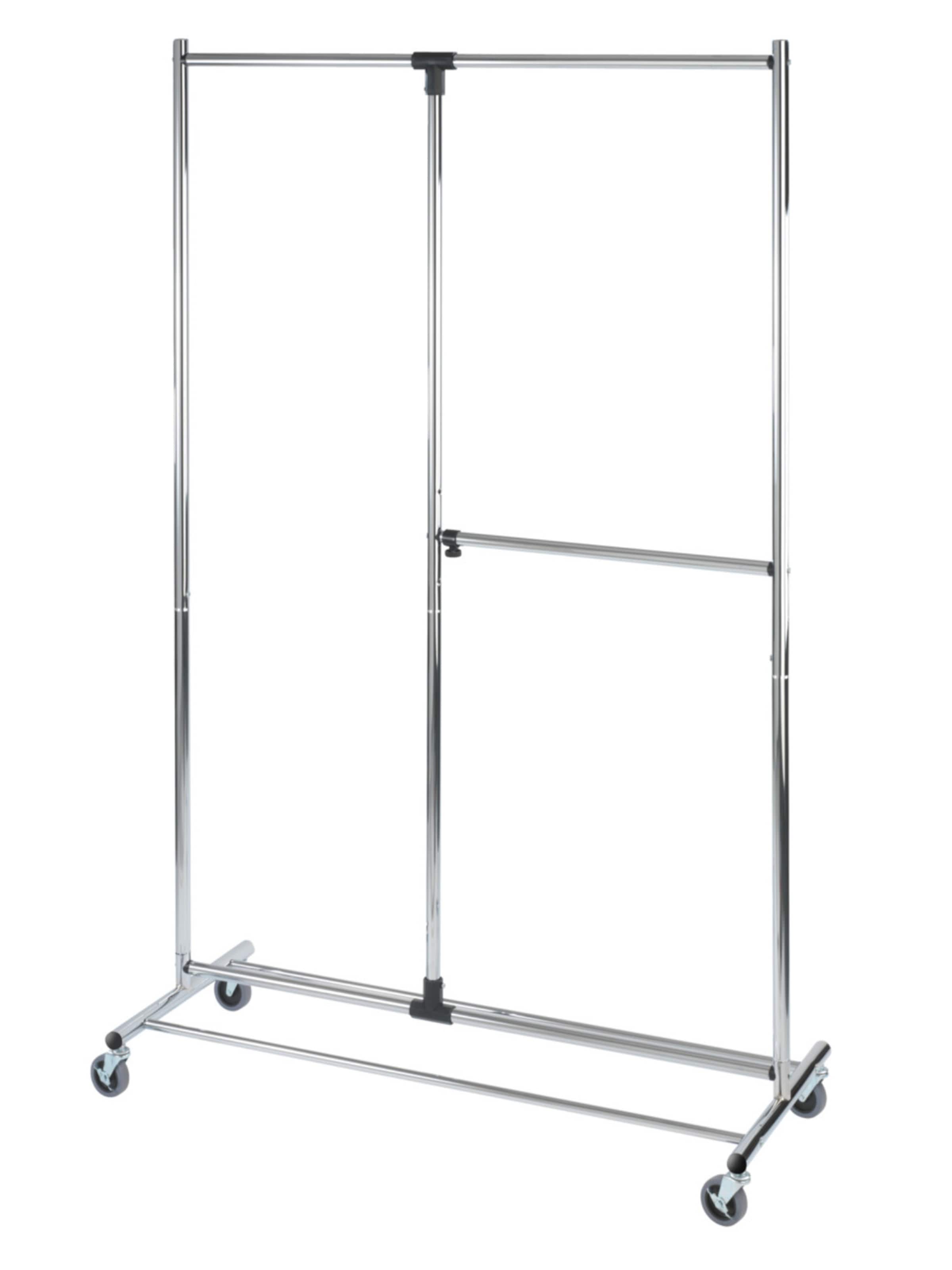 Wenko Wardrobe in Silver: front