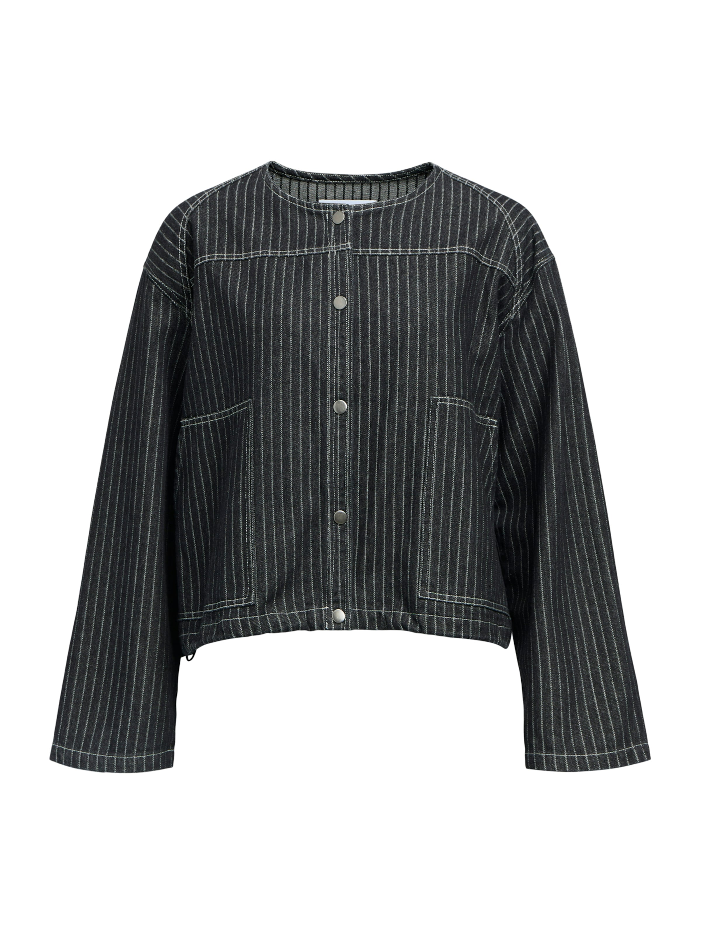 OBJECT Välikausitakki 'JAMY' värissä musta: etupuoli